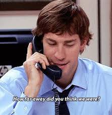 Personal favorite scene of Jim and Pam: Their first phone call after Jim  moved to Stamford. : r/DunderMifflin