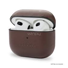 Case para AirPods Cuero Marrón