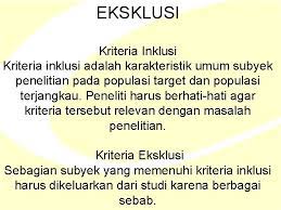 Contoh matematika prinsip inklusi dan eksklusi? Populasi Dan Sampel 1 Dalam Penelitian Tidak Selalu