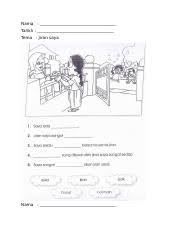Lembar kerja peserta didik (lkpd). Lembaran Kerja Tadika Docx Nama Tarikh Tema Jiran Saya Nama Tarikh Tema Keselamatan Diri Arahan Warnakan Gambar Rajah Di Bawah Course Hero