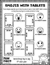 Fourth Grade Emoji Math Comes With 20 Worksheets Filled With Emoji Fun Emoji Math Math Packets Math Freebie