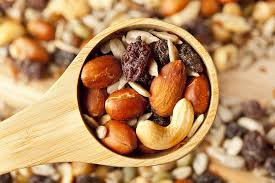 Making trail mix takes about 3 minutes! 10 Tempting Trail Mix Recipes Go Dairy Free
