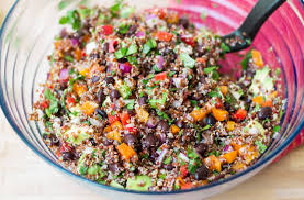 Tex Mex Quinoa Salad With Cumin Lime Vinaigrette