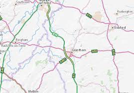 Street Map Of Grantham Michelin Great Gonerby Map - Viamichelin