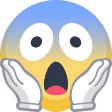 Face Screaming In Fear On Facebook 2 0 Emoji Images All Emoji Fear