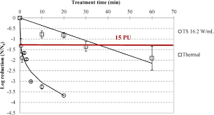 ultrasound assisted thermal pasteurization of beers with