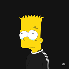 B A R T S A D 2 Bart Simpson Drawing Simpsons Drawings Simpsons Art