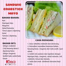 Saya telah menerima resepi sandwich telur ini dari beliau mahu kongsikan resepi ringkas cara membuat sandwich ini dengan pembaca internet. Aneka Resepi Sandwich Mudah Sedap Makan Sedap Johor Facebook