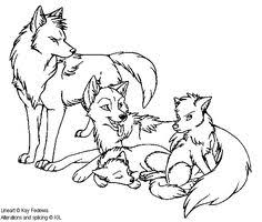 Maybe you would like to learn more about one of these? Wolf Family Coloring Pages