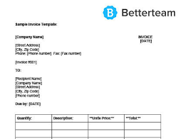 invoice template free templates for word excel and more