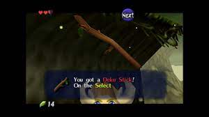How to get a Deku Stick - Zelda: Ocarina of Time - YouTube