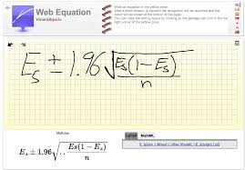 What Is The Status Of Generating Latex From Handwriting I E Ocr Tex Latex Stack Exchange