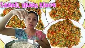 10 resep masakan udang ini dijamin tidak ribet dan enak tentunya untuk teman makan nasi anda. Dapur Ayu Resep Sambal Udang Rebon Pedas Gurih Youtube
