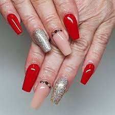 30 Best Red Acrylic Nail Designs Of 2020 Red Acrylic Nails Nail Art Red Nail Designs