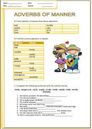 This is a simple worksheet for teaching or revising adverbs of manner and present continuous. 53 Adverbs Ideas Adverbs English Grammar Learn English