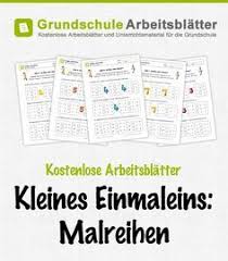 Kostenlose Arbeitsblatter Und Unterrichtsmaterial Zum Thema Kleines Einmaleins Malreihen Im Mathe Unterricht In De Umkehraufgaben Einmaleins Einmaleins Lernen