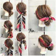 Pin By Vural Karaca On Kendin Yap Pratik Hair Styles Natural Hair Styles Scarf Hairstyles