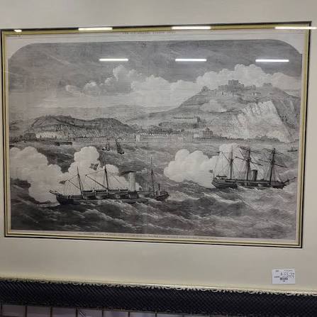 1856 Illustrated London News on equinoctial gales at Dover