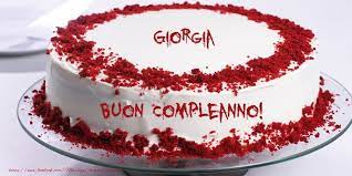 Cartoline Di Compleanno Torta Giorgia Buon Compleanno Cartolina Di Compleanno Buon Compleanno Compleanno