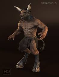 Minotaur 6 Hd For Genesis 2 Male S 3d Models For Poser And Daz Studio Poser Genesis 2 The Minotaur