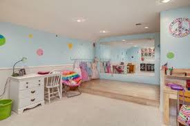 12 Home Stages That Put On A Great Show Yoga Room Design Playroom Stage Dance Rooms