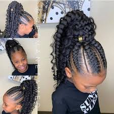 10 Cute Braided Micro Braids Updo Ideas In 2020 Braided Hairstyles Easy Kids Braided Hairstyles Lil Girl Hairstyles