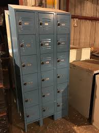 Cube Door 12″x12″x18" (84″ tall) Blue Lockers – Used