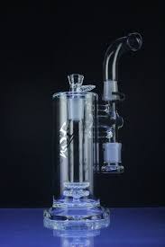Pulse Glass Double Showerhead Perc Bubbler With Built In Oil Reclaimer Water Pipes Glass Bongs Bubbler