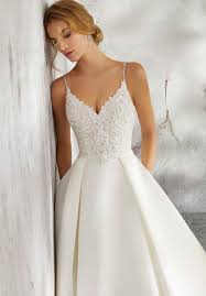 Mori Lee 8272 Luella Spaghetti Straps Wedding Dress Mori Lee Wedding Dress Spaghetti Strap Wedding Dress Wedding Dresses
