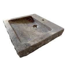 natural stone vessel sinks bathroom
