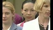Oona King posing with other women Labour MPs Photocall of women... Stock  Footage Video