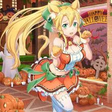Another Halloween Leafa Sword Art Sword Art Online Anime Art