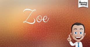 What Does The Name Zoe Mean Character Design Smart Girls Names With Meaning