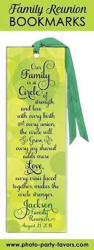  Family Reunion Favors Idea These Bookmarks Are Personalized With Your Family Name Date W Family Reunion Favors Family Reunion Themes Family Reunion Crafts