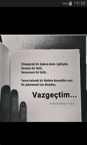 Kendimden Gectim Ama Senden Vazgecemedim Guzel Soz Ozlu Sozler Alintilar