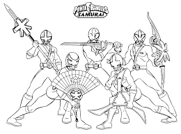 Power rangers samurai is also the first season for power rangers to be shot and. Power Rangers Samurai Coloring Pages Novocom Top