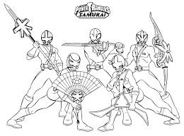 Thundarr the barbarian is set in a future (c. Samurai Power Rangers Squad Coloring Page Free Printable Coloring Pages For Kids