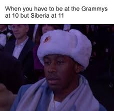 Tyler, the creator & dj drama] ride to the dinner tapin' outta time and imagine her in the exit (why you even talkin' to us?) Comrade Tyler The Creator Memes