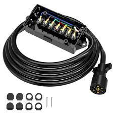 Maybe you would like to learn more about one of these? Kohree 7 Way Trailer Plug Cord Trailer Connector Cable Wiring Harness Kohree