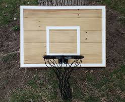 Traditional Basketball Hoop Wood Basketball Hoop With Painted Etsy Basketball Backboard Wood Pallets Wood Pallet Projects