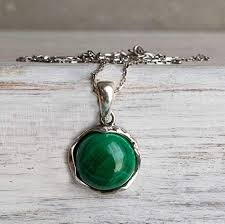 Pin It For Later Find Out More Malachite Green Stone 925 Sterling Silver Malachi Sterling Silver Pendants Malachite Pendant Sterling Silver Necklace Pendants