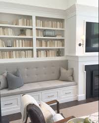 Remodelaholic Friday Favorites Built Ins And Bookshelves Built In Shelves Living Room Fireplace Seating Bookshelves In Living Room