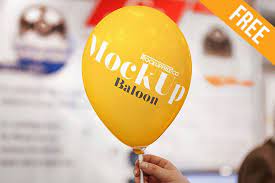 Download Balloon Free Psd Mockup Free Psd Templates