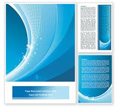 Wave Theme Word Templates Design Download Now Poweredtemplate Com They aren't as complex or powerful as layers in image programs like photoshop but word has layers all the same.
