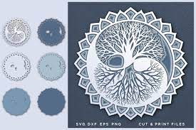 Download Tree Of Life Svg Cut File Yin Yang Multilayer Layered Svg 1104922 Cut Files Design Bundles
