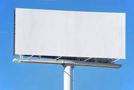 Empty Billboard Advertisement Panel Billboard Advertising Graphic Design Mockup Design Mockup Free