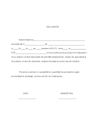 Declaratie Persoana Fara Venit 1 Doc
