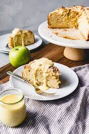 A Traditional Irish Dessert Recipe This Irish Apple Cake Recipe With Custard Sauce Is A Great Dessert For Irish Apple Cake Irish Dessert Recipes Custard Sauce