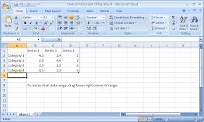 insert and create a chart chart create chart microsoft