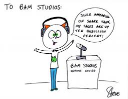 A piece of paper and 2 minutes of his time. Abc S Shark Tank Bam Team Up To Draw A Cat For You Bam Studios